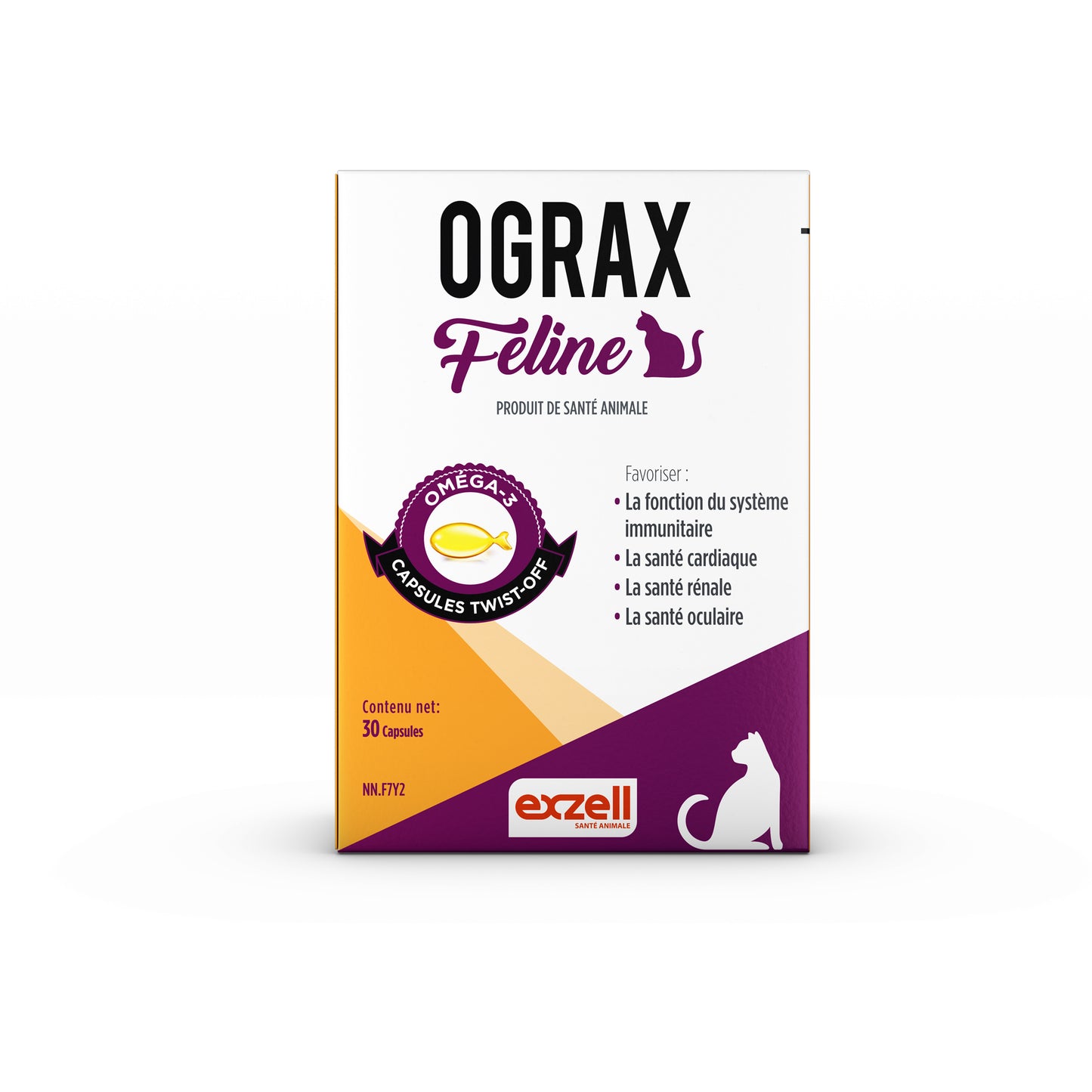 Ograx Feline twist-off capsules for cats