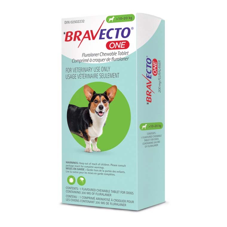 Bravecto ONE (10.1-20kg) Green