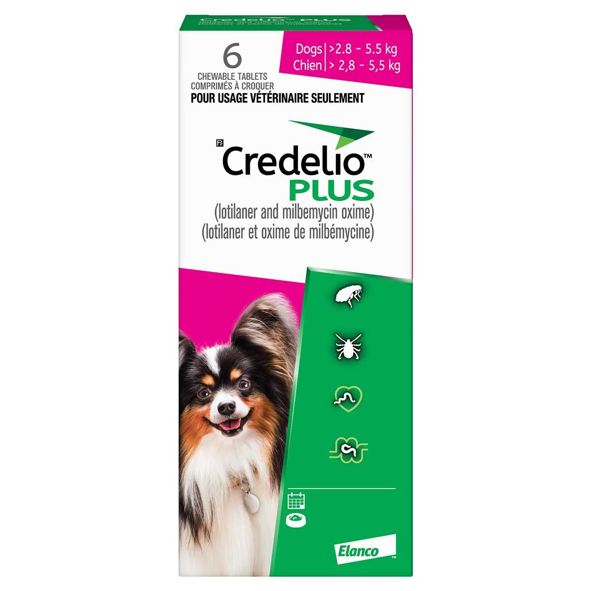 Credelio Plus Pink for Dogs 2.9-5.5kg