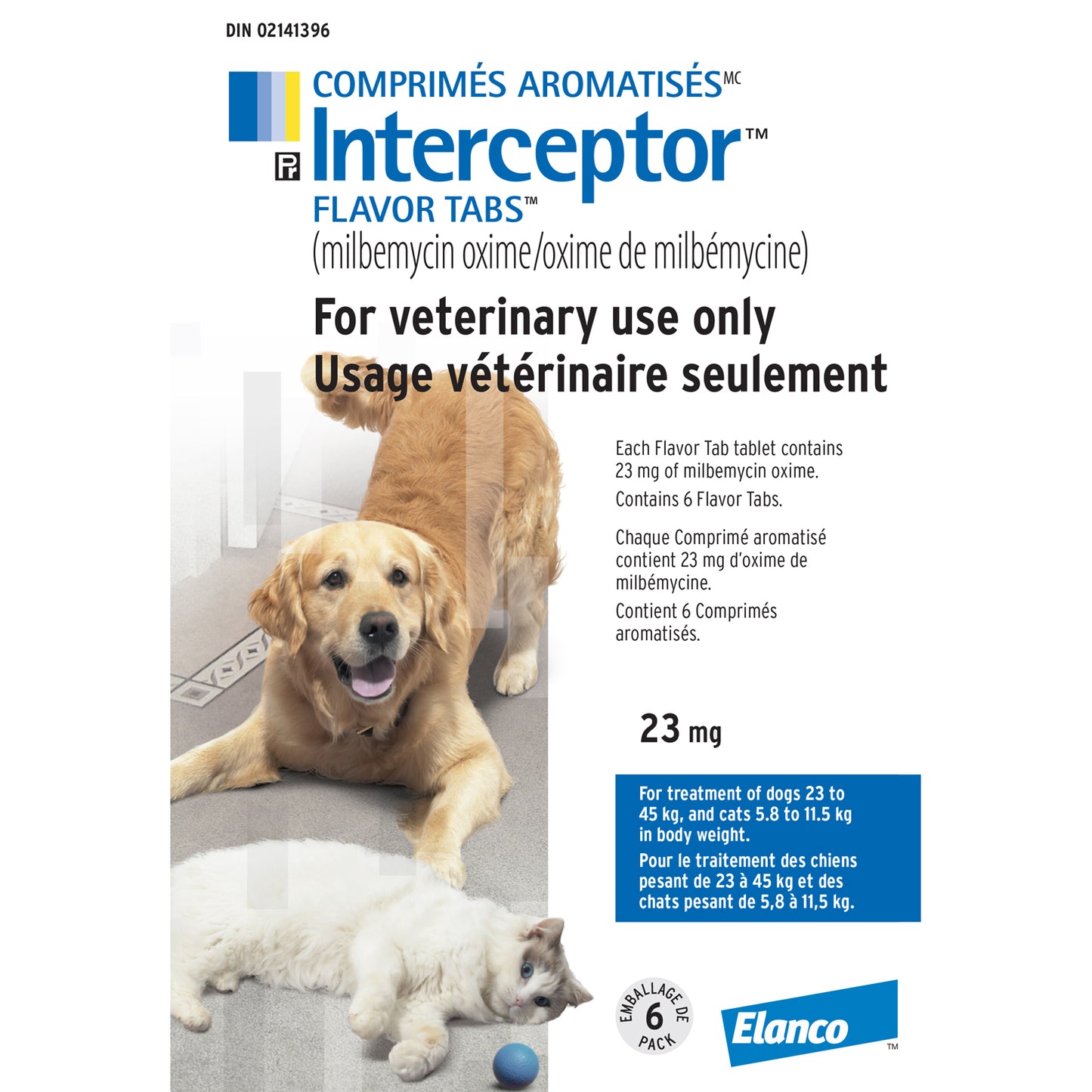 Interceptor Tablets for Cats and Dogs (White)