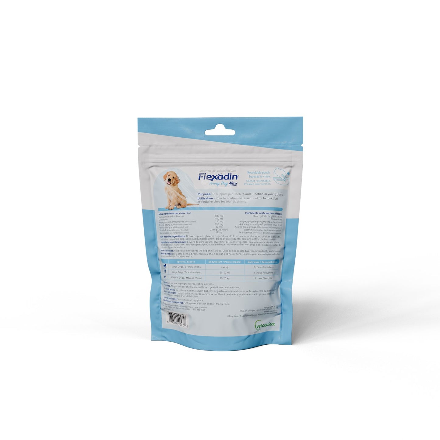 Flexadin Young Dog Maxi chews for Young dogs
