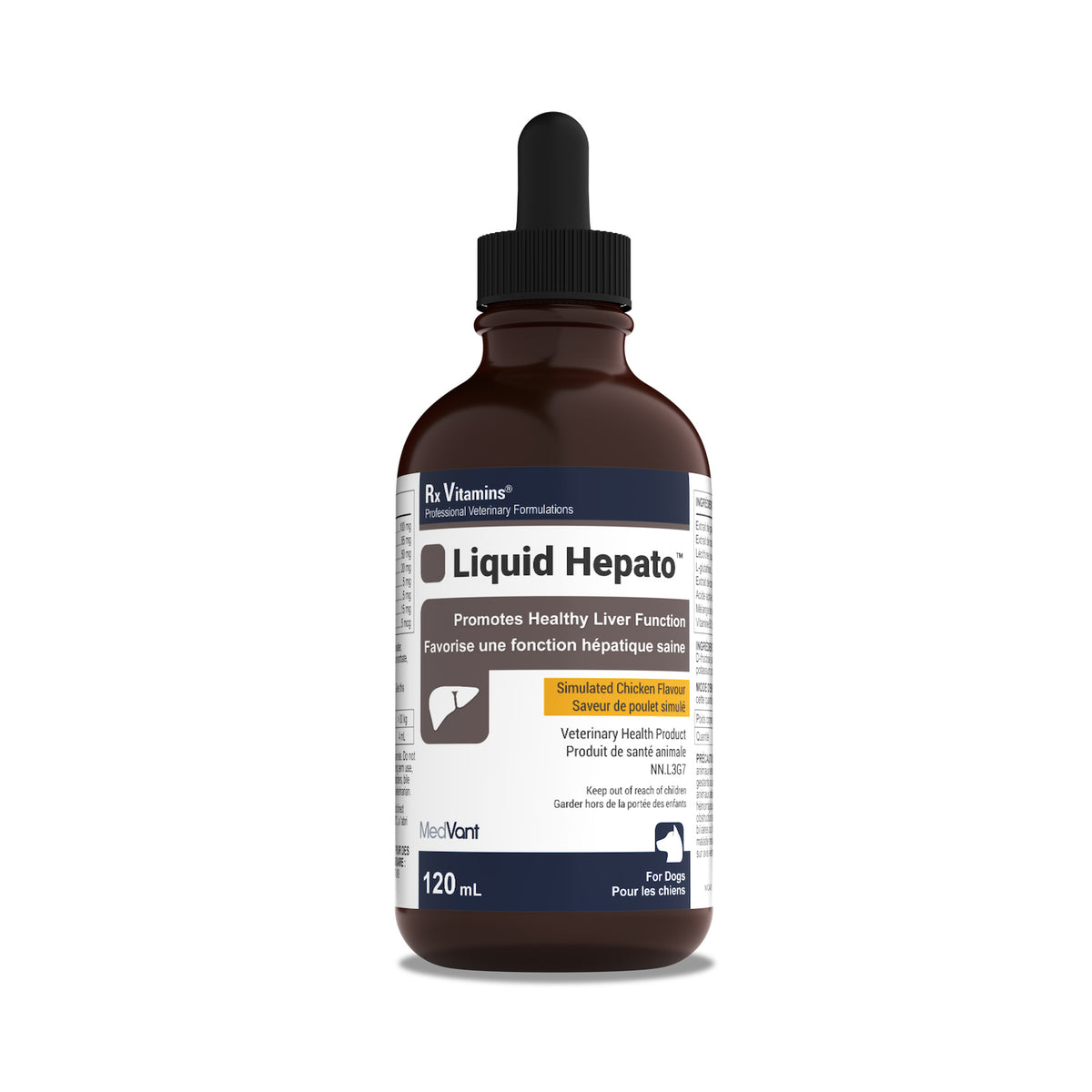Rx Vitamins Liquid Hepato for Dogs - Chicken Flavour