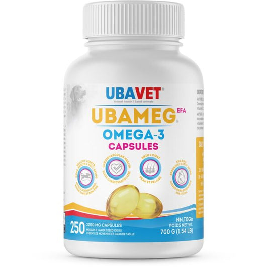 UbaVet UbaMeg EFA Omega-3 Capsules