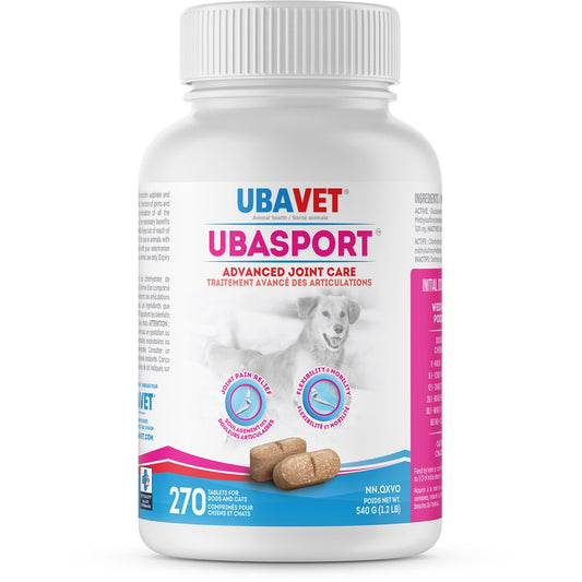 UbaSport Advanced Joint Care Glucosamine HCL Chewable Tablets