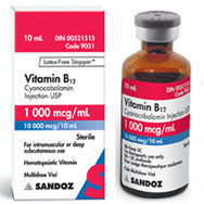 Sandoz Vitamin B12 Injectable Solution