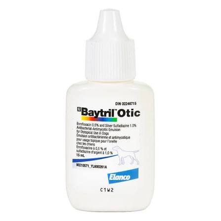 Baytril Otic Solution 5mg/mL