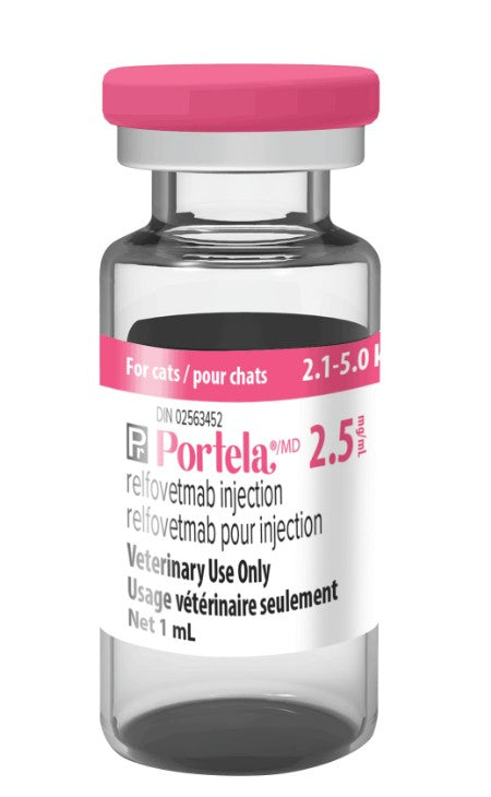 Portela injection for cats 2.5mg/ml