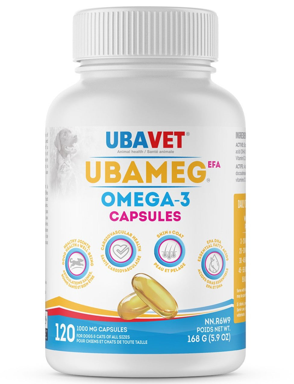 UbaVet UbaMeg EFA Omega-3 Capsules