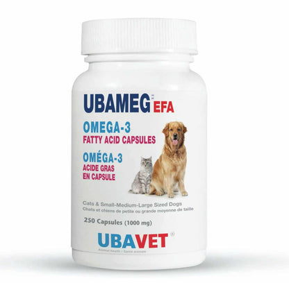 UbaVet UbaMeg EFA Omega-3 Capsules