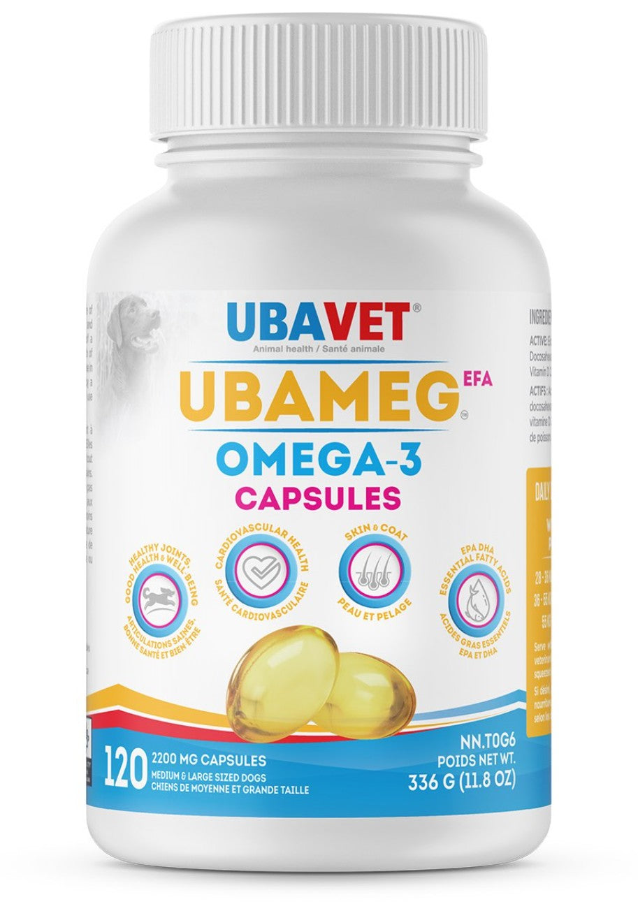 UbaVet UbaMeg EFA Omega-3 Capsules