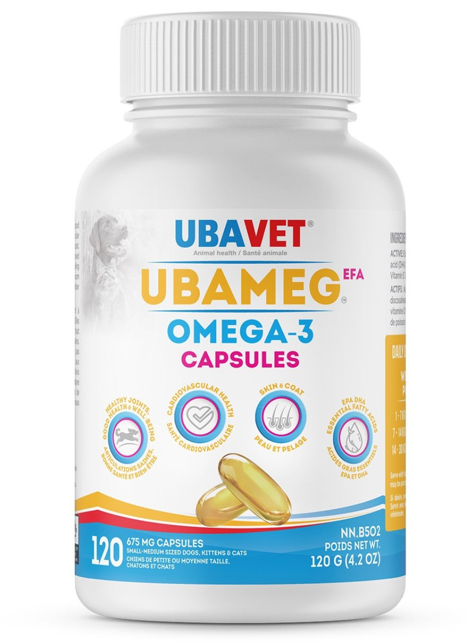 UbaVet UbaMeg EFA Omega-3 Capsules