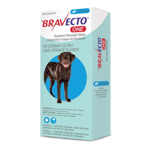 Bravecto ONE (20.1-40kg) Blue