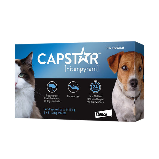 Capstar 11.4mg for Dogs and Cats (1-11 kg)