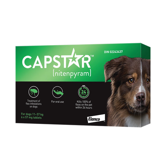 Capstar 57mg for Dogs (11-57 kg)