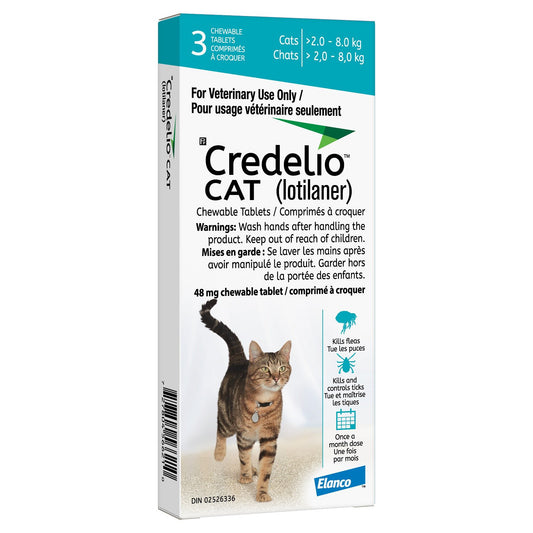Credelio Teal for Cats 2.8-5.5kg