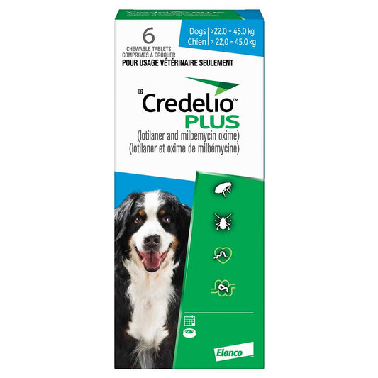 Credelio Plus Blue for Dogs 22.1-45kg