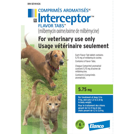 Interceptor Tablets for Cats and Dogs (Green)