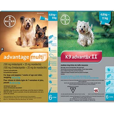 Advantage Multi 20 Duo Plus(Advantage Multi 20-6/K9 Advantix Med-8) (Aqua)